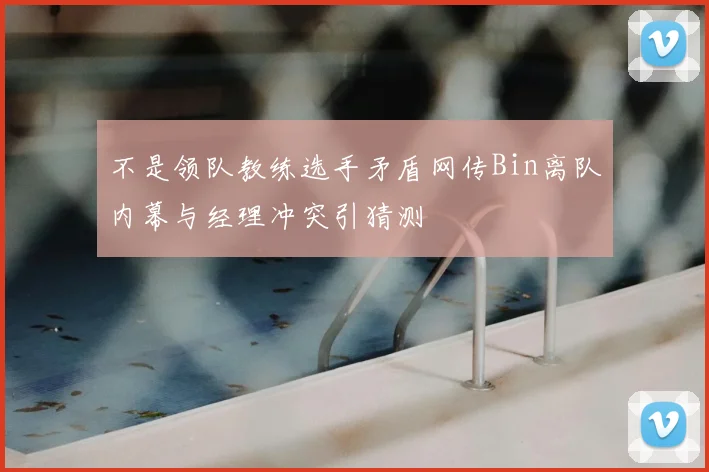 不是领队教练选手矛盾网传Bin离队内幕与经理冲突引猜测