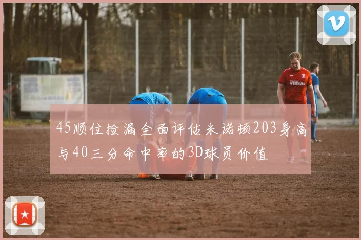 45顺位捡漏全面评估米诺顿203身高与40三分命中率的3D球员价值